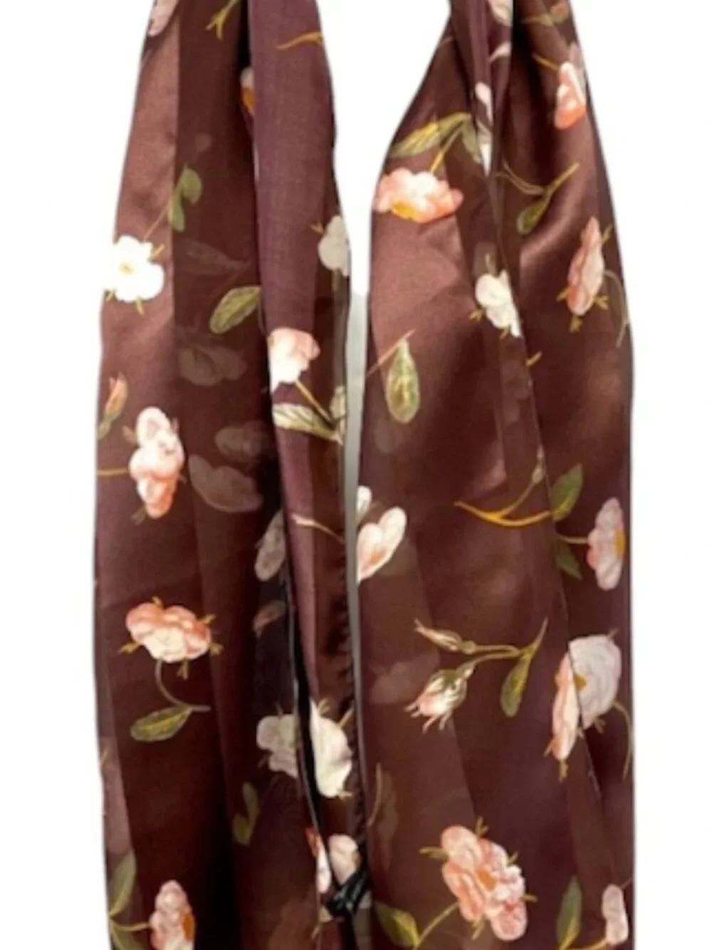 Brochier Soieries Silk Floral Scarf made in France